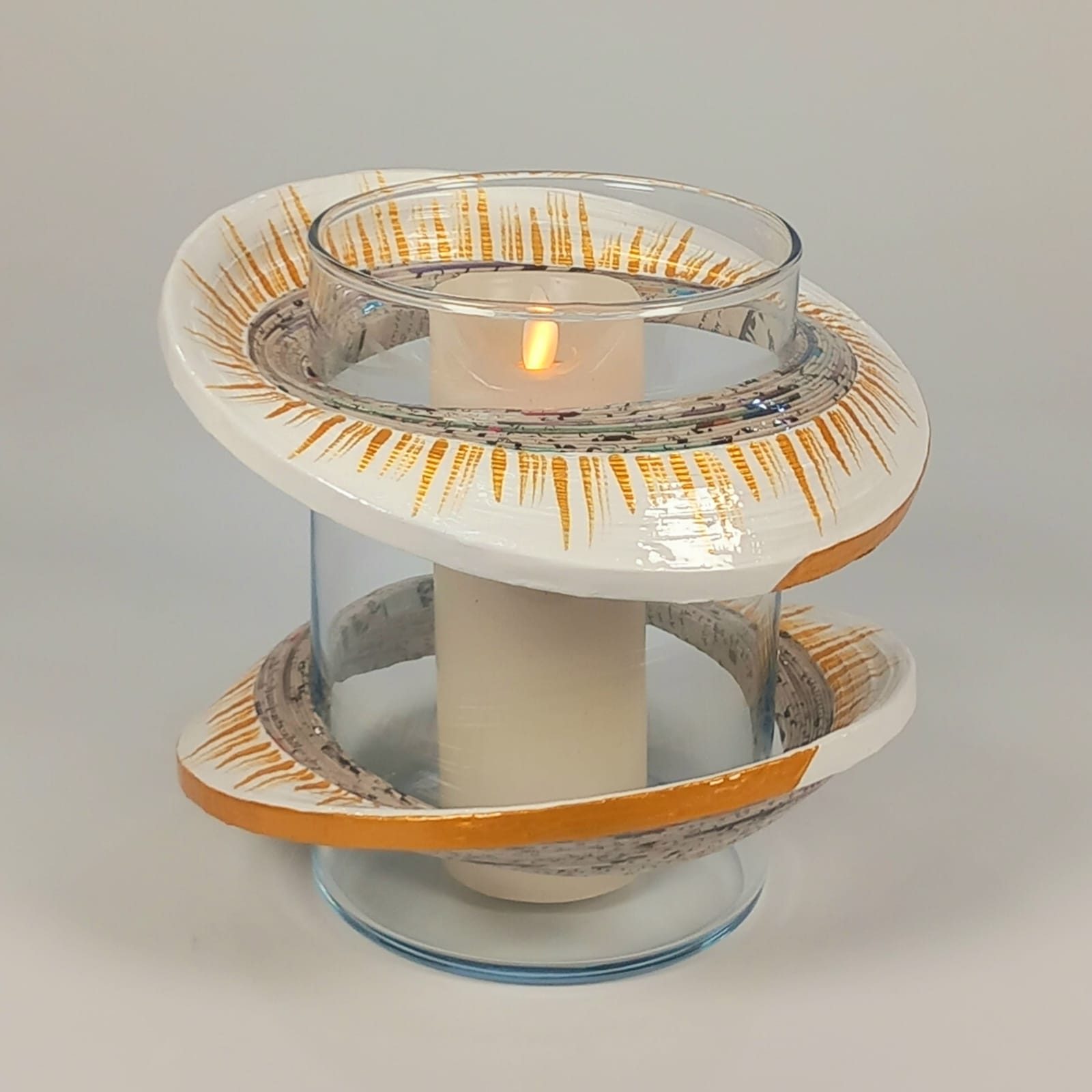 Anamill handcrafted candle piece